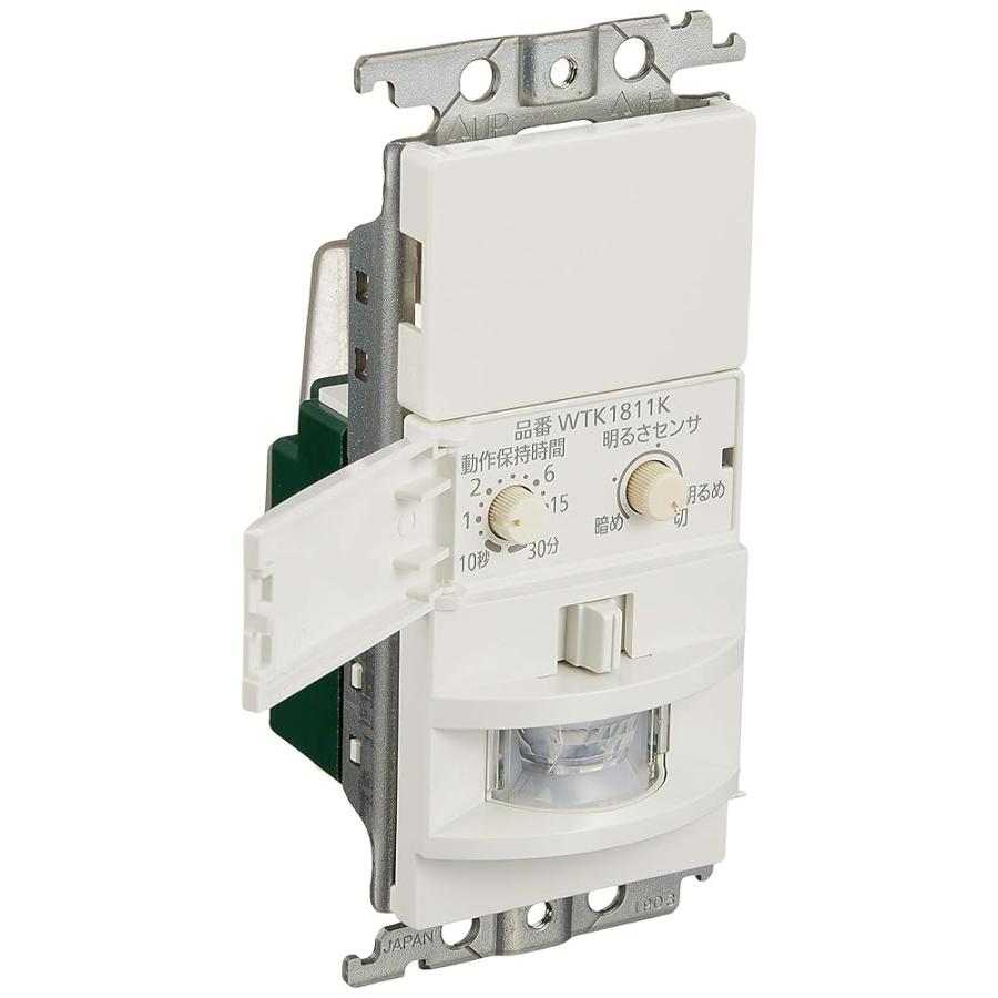 パナソニック(Panasonic) 壁取付熱線センサ付自動スイッチ ホワイト