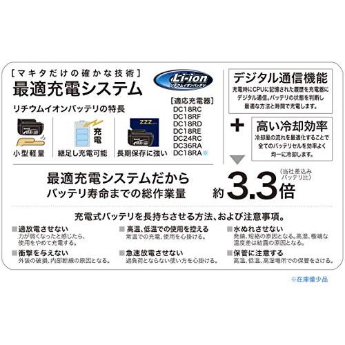 マキタ リチウムイオンバッテリBL1860B 18V 6.0Ah A-60464 |  | 02