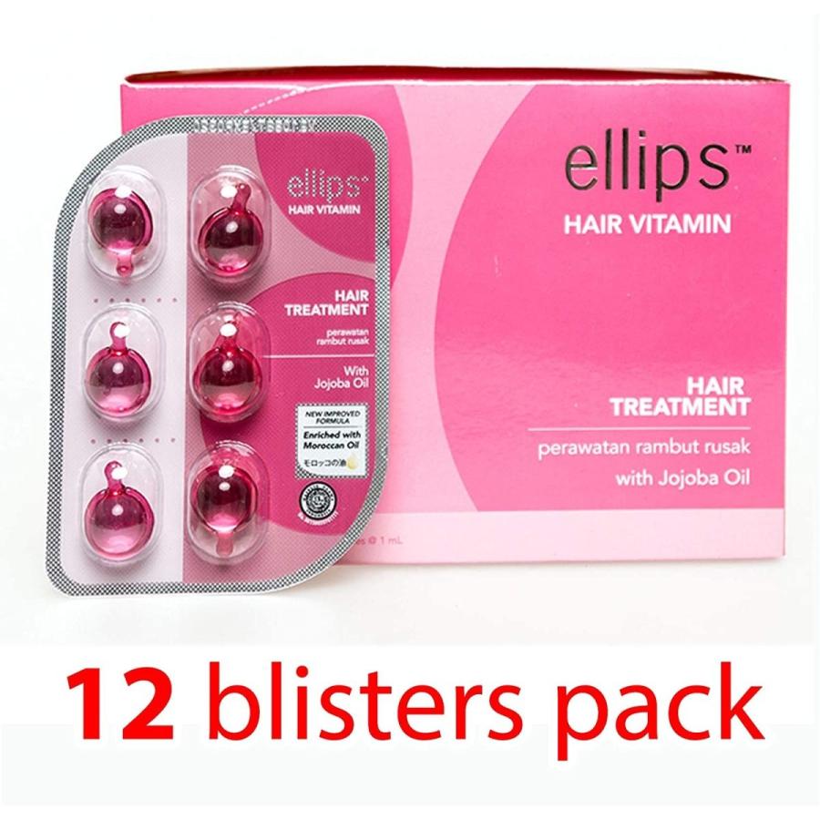100 本物保証 Ellips 髪のビタミン モロッコオイル ヘアトリートメント 12ブリスター 6カプセル 初回限定 Tapiceria Viguesa Com