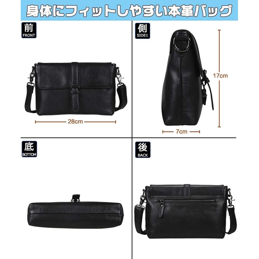 日本正規品 カジュアルバッグ 防水 軽量 9 7インチipad対応 ミニメッセジャーバッグ メンズ サコッシュ ショルダーバッグ 本革 Lannsyne バッグ Miguelsaco Com