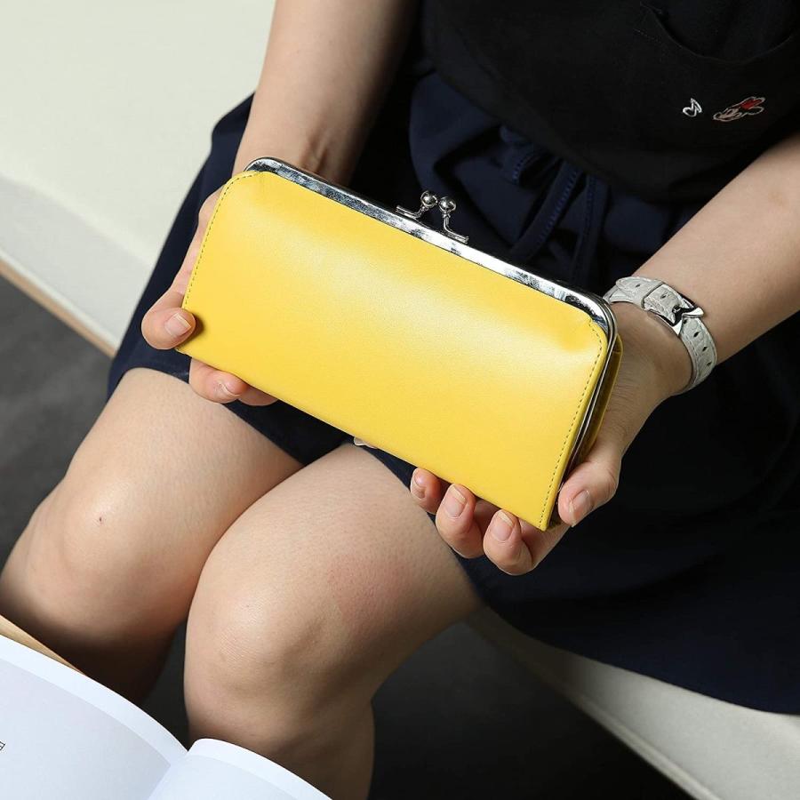 即納特典付き レガーレ がま口 ギャルソンタイプ 長財布 財布 レディース 本革 使いやすい 薄い財布 ガマ口 モスグリーン 半額品 Www Kmhsystems Com