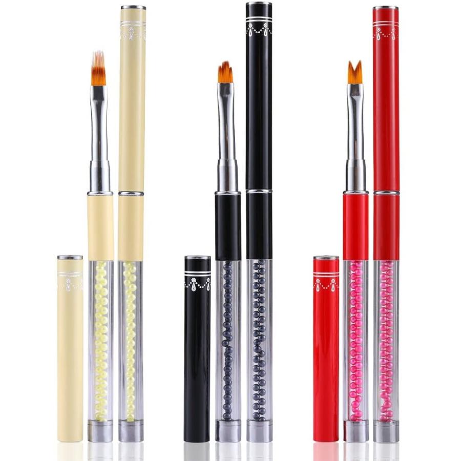 Pinpai ネイルブラシ ネイルアートペン 描画 高級ナイロン 筆先 ジェルネイル用ブラシ マニキュアネイルツール 花 華 おしゃれ ネイ Fcekano Edu Ng