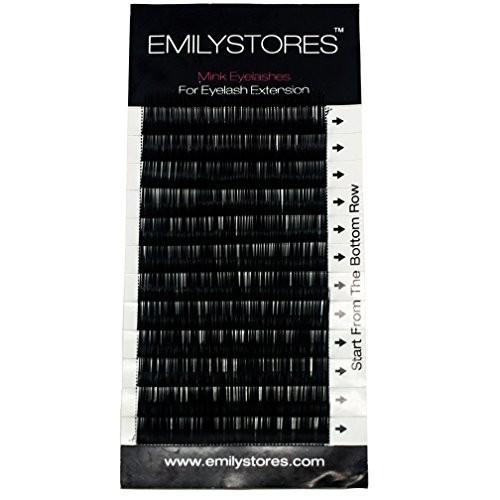Emilystores まつげエクステまつげミンク シルク 8mm 9mm 10mm 12mm 14mm混合 Dカール 0 15mm 1つの Morenotafurt Com
