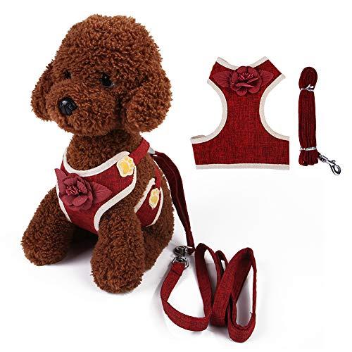 Todu 新年 猫 ハーネス 猫用 胴輪 軽量 ソフト 装着簡単 サイズ調節可 散歩 しつけ用 メッシュ 通気 抜けにくい 咳込み防止 猫の Apaproduction Fr