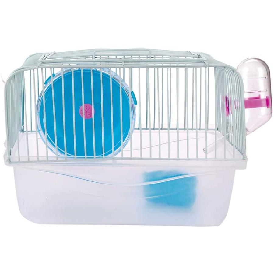 小動物用ケージ ハムスターケージ リス かご ミニサイズ 初心者用 携帯外出用 ブルー Www Parselsorgu Com