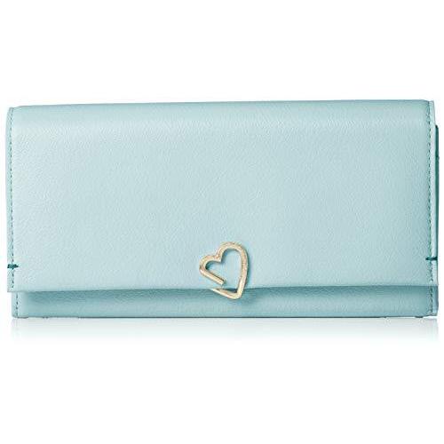 超目玉 ランバンオンブルー 財布 フラップ長財布 ロシェ レディース 4580 ブルーグリーン 大特価アウトレット Marve Hn