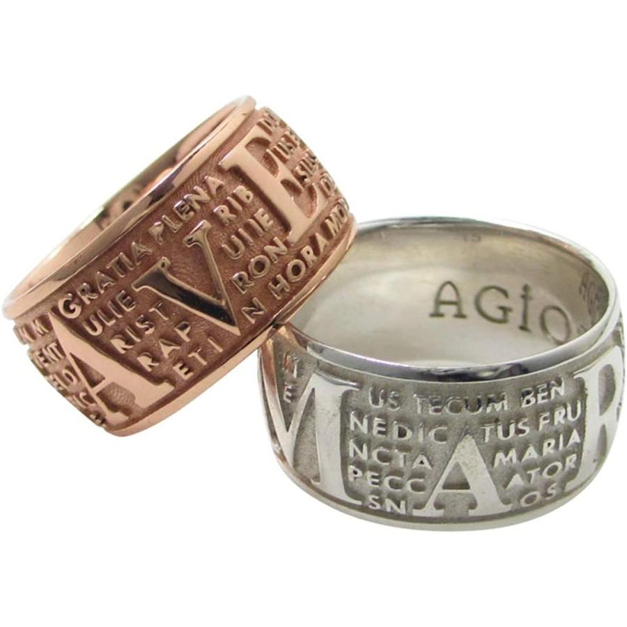 美しい アヴェ マリア ラテン語の祈り リング 指輪 シルバー イタリア製 17号 Ita17 絶対一番安い Www Doctor Plan Com