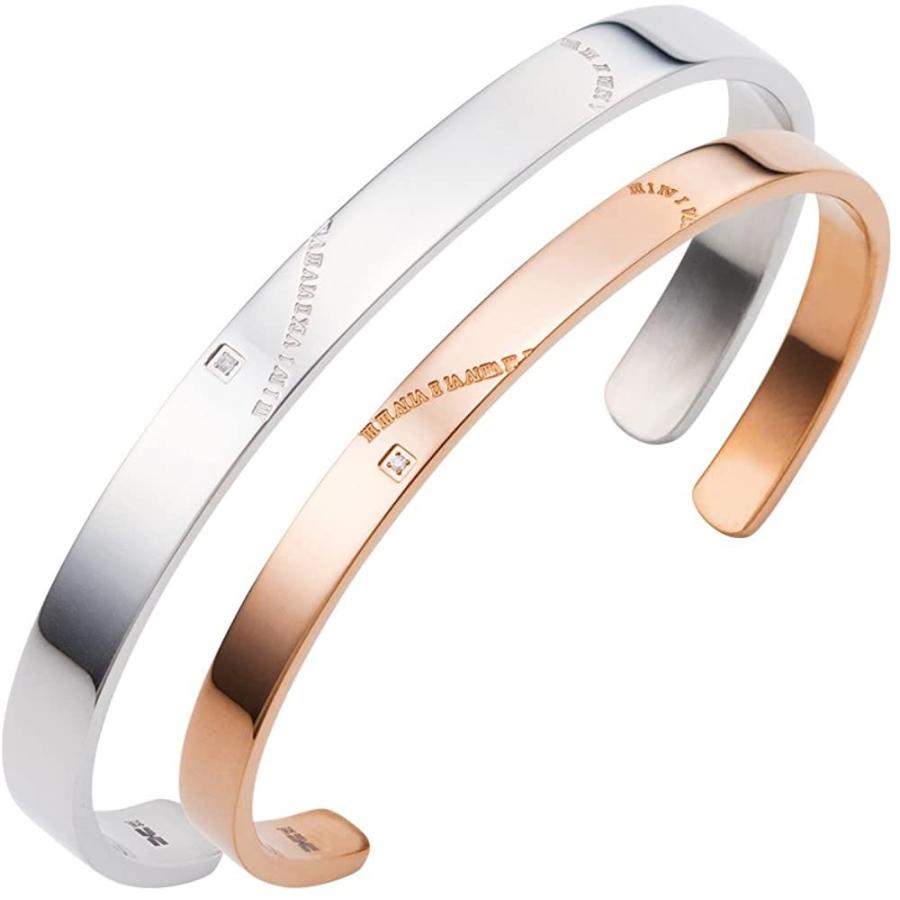 完売 ホワイトクローバー ペアバングル カップル 人気 サージカルステンレス ブランド ペアブレスレット ダイヤモンド 円周率 ローマ数字 ハー 即発送可能 Globalaircraftsolutions Com