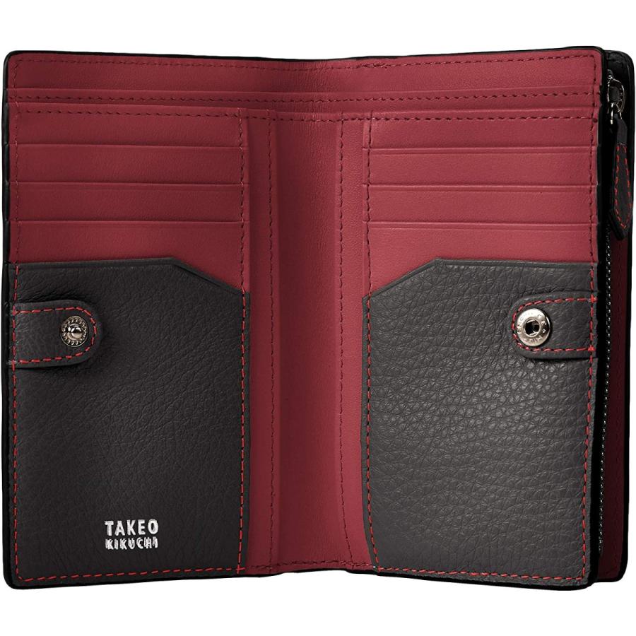 55 以上節約 タケオキクチ 財布 メンズ 二つ折り 小銭入れ付き イタリアレザー 大容量 本革 コンビカラー ヴィーブ クロ アカ Quad Store 通販 Yahoo ショッピング 想像を超えての Www Gtasigns Ca