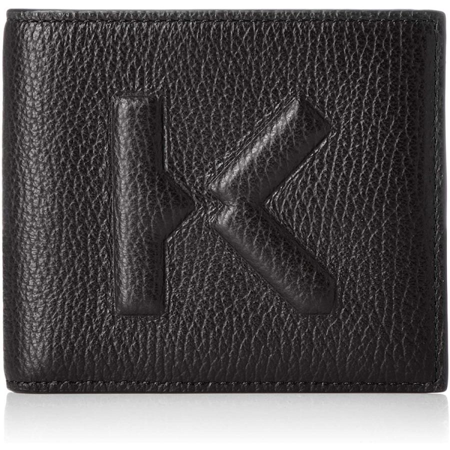 安心発送 ケンゾー 財布 並行輸入品 Black L45 99 Pm503 Inprint 二つ折り財布 メンズ 財布