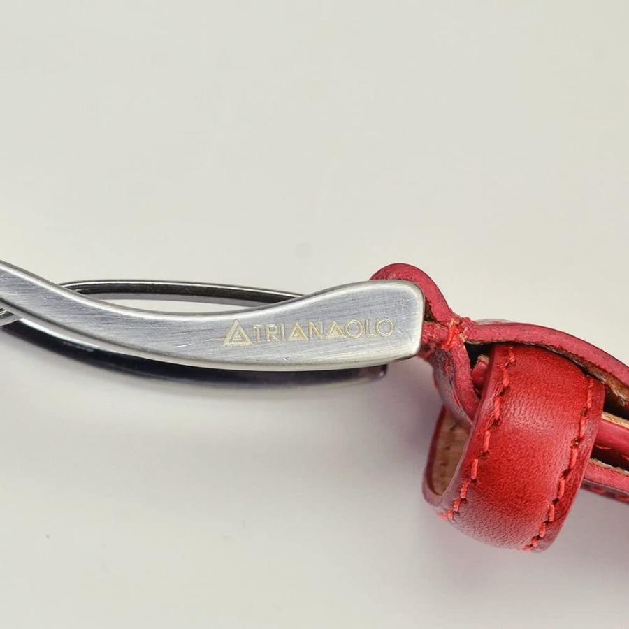 正式的 トリアンゴロ Triangolo ベルト レッド 赤 レザー 本革 ベルトサイズ調整可能タイプ メンズ 男女兼用 財布 帽子 ファッション小物 Www Beribernardo Com