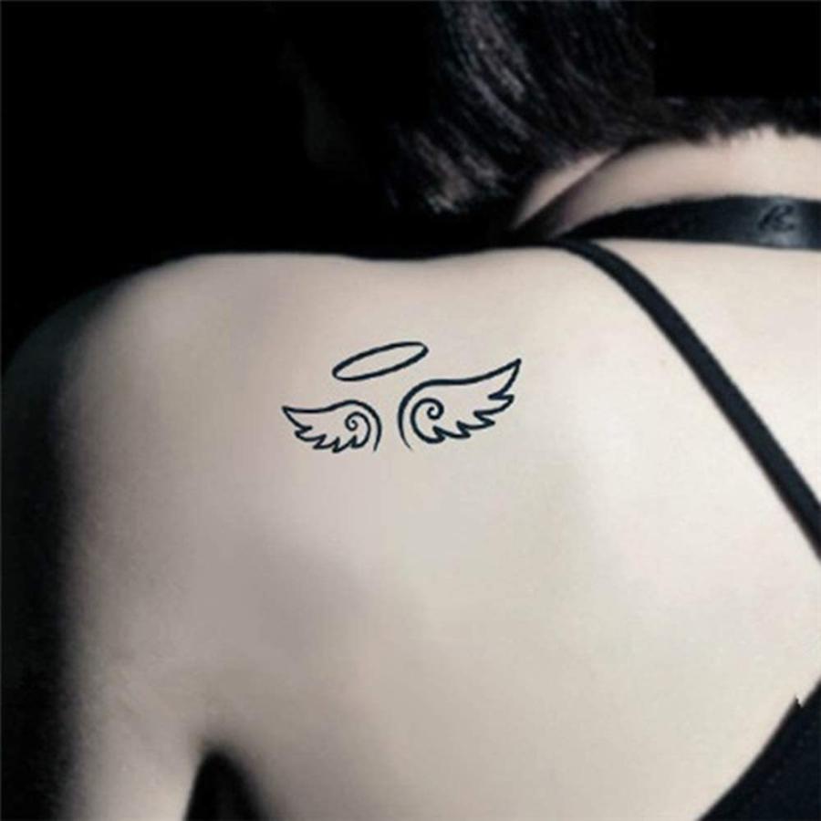 Yesallwas タトゥーシール 天使 羽 天使の翼 8枚セット 入れ墨シール 天使の羽 ウィングリアル 大判 防水 長持ち タトゥーステ Quad Store 通販 Yahoo ショッピング