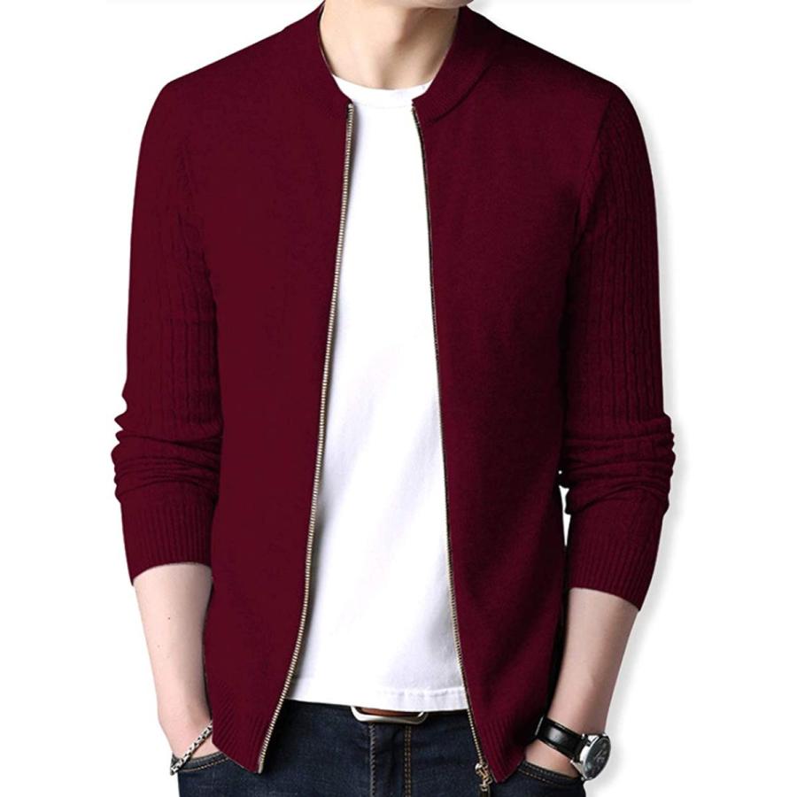 Ou112 Wr M メンズ ニット カーディガン ジップアップ ロング 薄手 男 男性 春夏 無地 体型カバー 大きい サイズ オオキイ Quad Store 通販 Yahoo ショッピング
