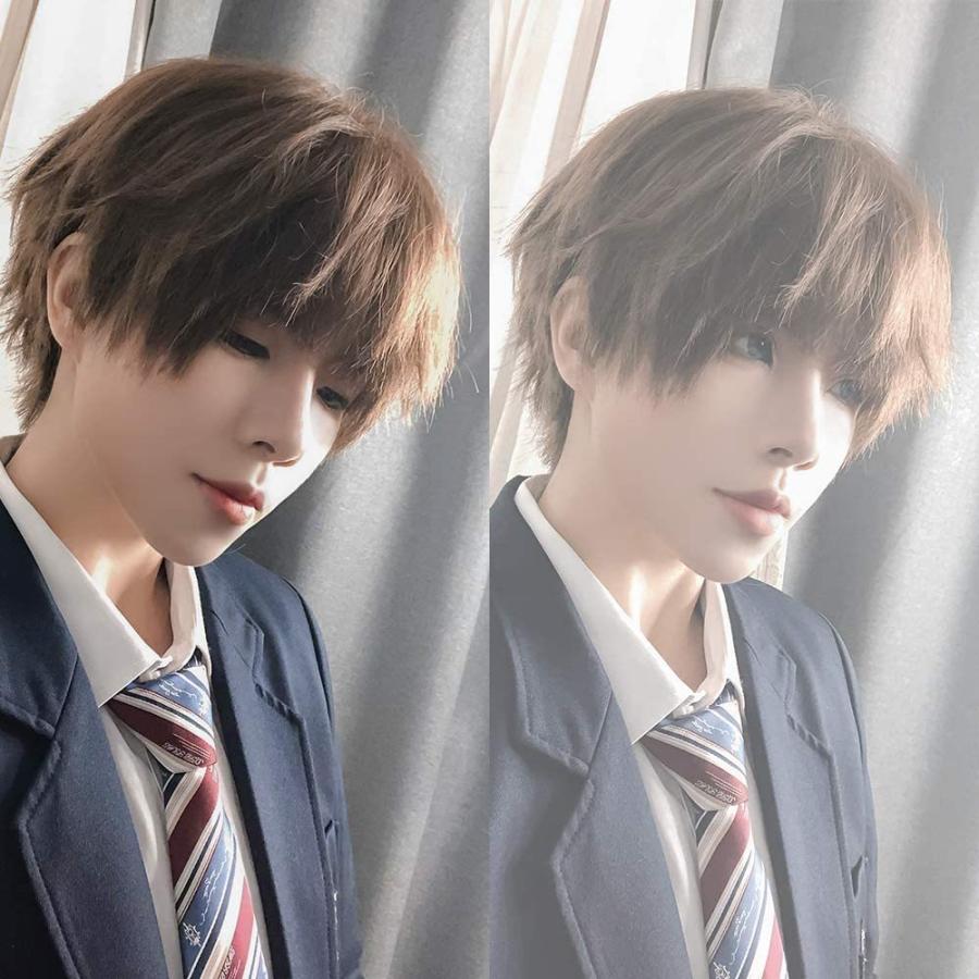 カイリサ Kailisa フルウィッグ ウィッグ かつら ショート メンズ 男装 ファッション ゆるふわ 自然 原宿 耐熱 ネット付き Quad Store 通販 Yahoo ショッピング