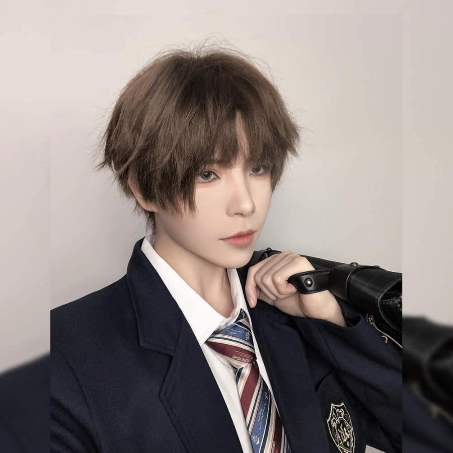 カイリサ Kailisa フルウィッグ ウィッグ かつら ショート メンズ 男装 ファッション ゆるふわ 自然 原宿 耐熱 ネット付き Quad Store 通販 Yahoo ショッピング