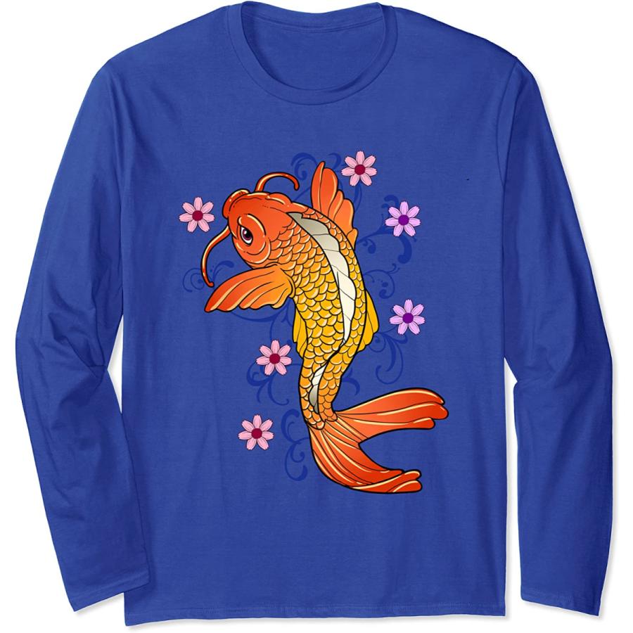 かわいい日本の鯉魚ギフト鯉鯉錦鯉鯉ギフト 長袖tシャツ Quad Store 通販 Yahoo ショッピング