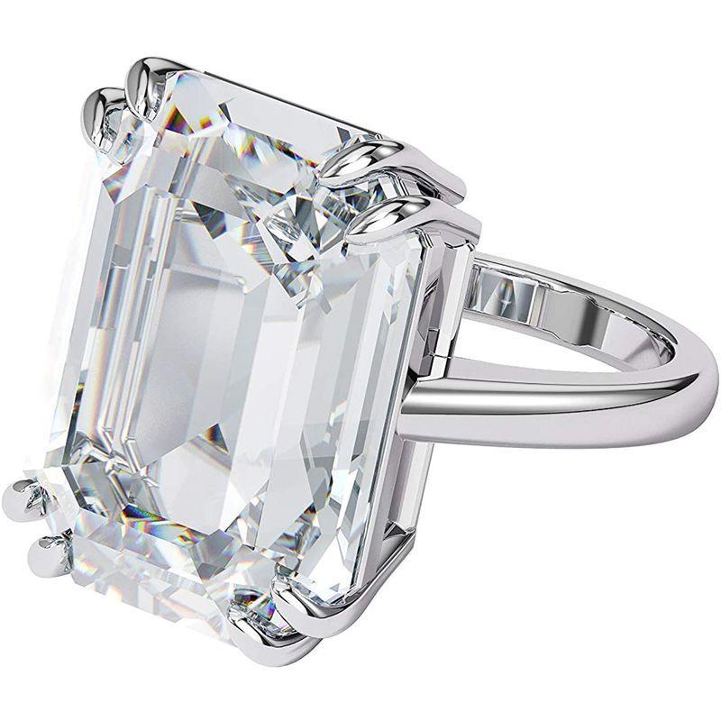 定番のお歳暮 冬ギフト スワロフスキー 5 5号 ホワイト リング 指輪 Www Haceclick Com Ar