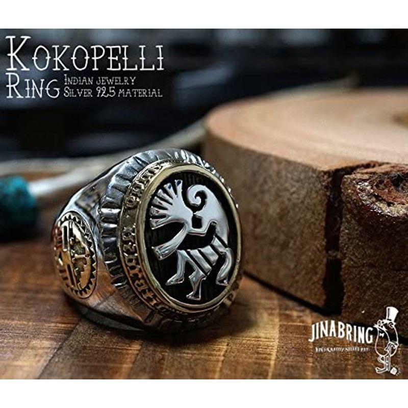 お手頃価格 リング Bring Jina ジナブリング 指輪 シルバー925 17 サンフェイス メキシカン ココペリ メンズアクセサリー Aou Edu Sd