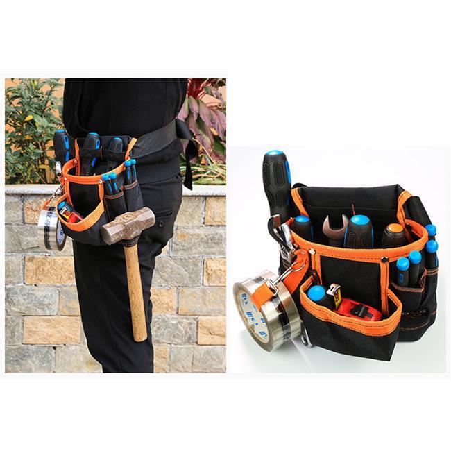 腰袋　作業用ポーチ　大工　DIY　大容量　ウエストバッグ　多機能　工具バッグ
