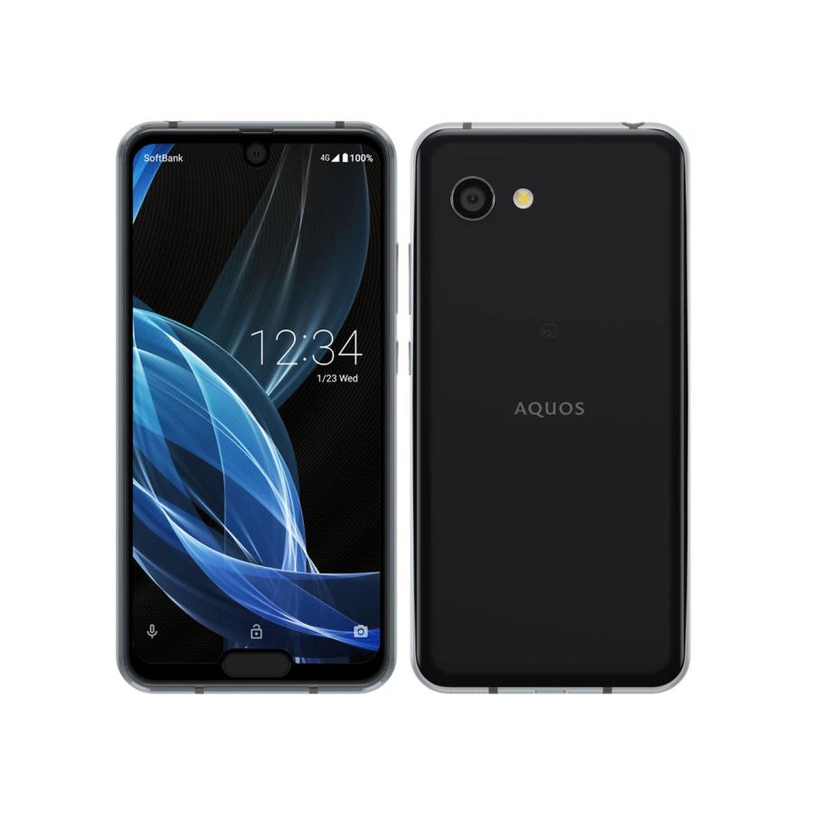 新品 未使用品」SIMフリー AQUOS R2 compact 803SH ピュアブラック  