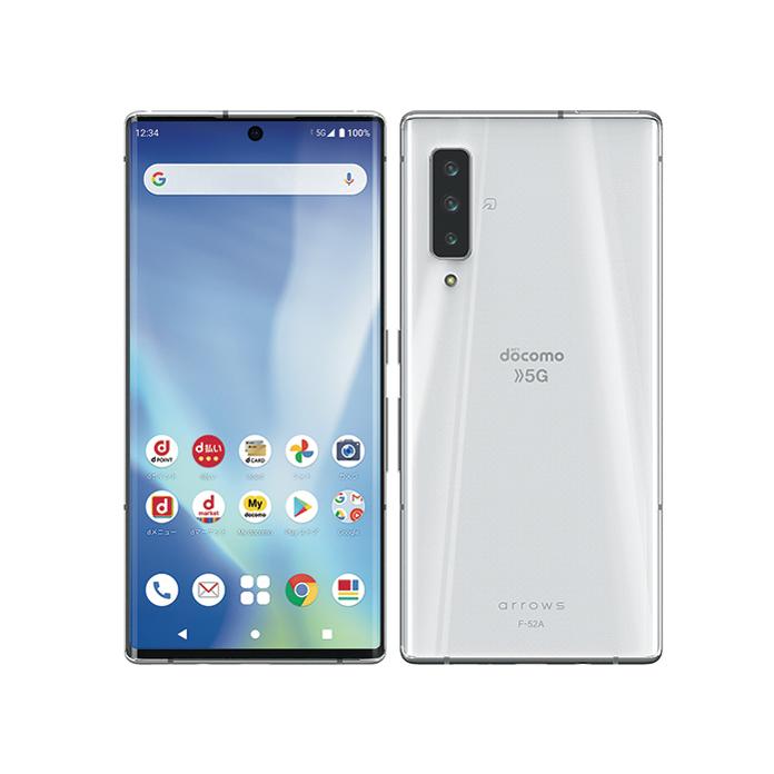 スマートフォン本体 Fujitsu 52a arrows 「新品 未使用品 白ロム] simフリー 富士通 5G F-52A ホワイト