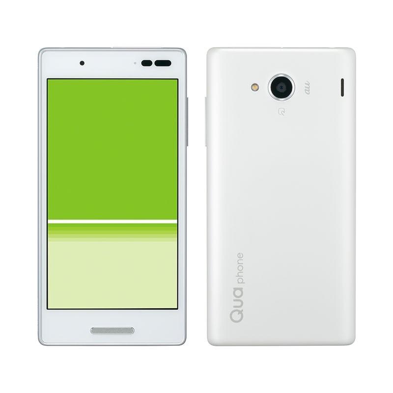 新品 未使用品」SIMフリー au Qua phone KYV42swa white ホワイト