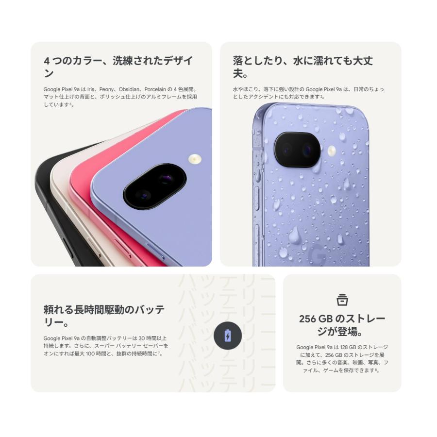 Google Pixel 「新品 未開封品 」SIMフリー 9a 128GB [Obsidian Google Pixel 「新品 未開封品 」SIMフリー 9a 128GB [Obsidian