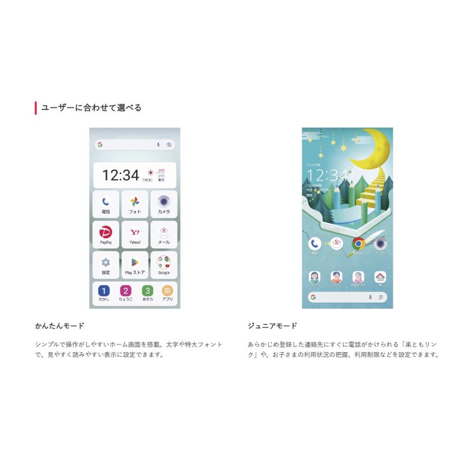 「新品 未使用 白ロム ] Simフリー AQUOS wish3 SH-M25 [グリーン/ホワイト/ブラック][RakutenモデルSIMフリー]｜quality-shop｜05