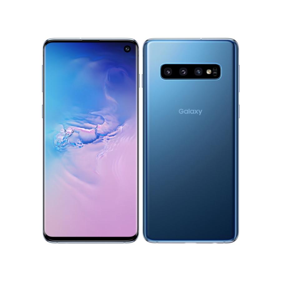 「新品 未使用品 」SIMフリー Galaxy S10 SM-G973C Prism Blue ブルー [サムソン/Samsung][楽天