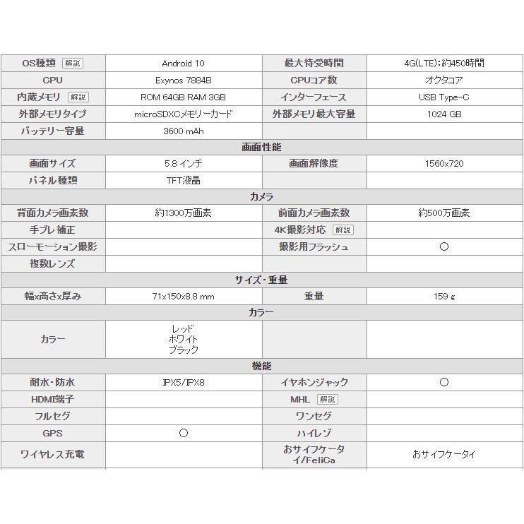 新品 未使用品 白ロム」SIMフリー docomo Galaxy A21 SC-42A