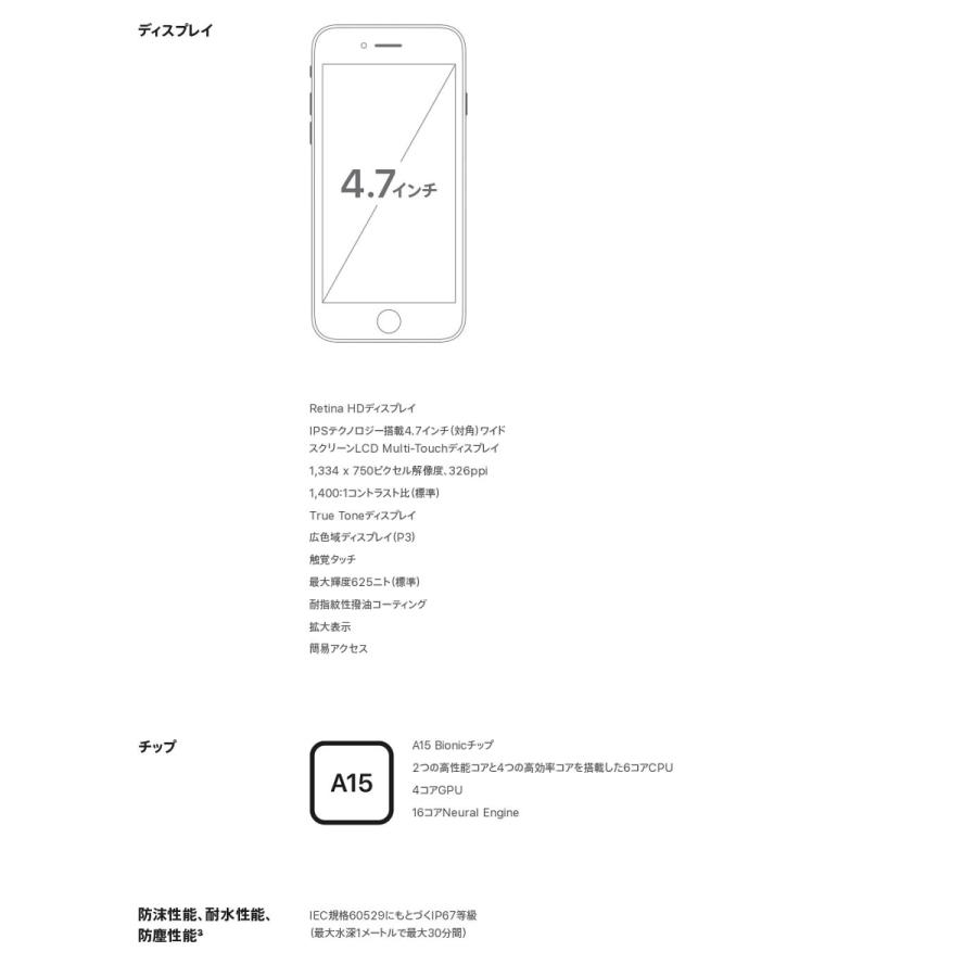 iPhone SE(第3世代) 「新品 未使用品」SIMフリー SE (第3世代 iPhone SE(第3世代) 「新品 未使用品」SIMフリー SE (第3世代