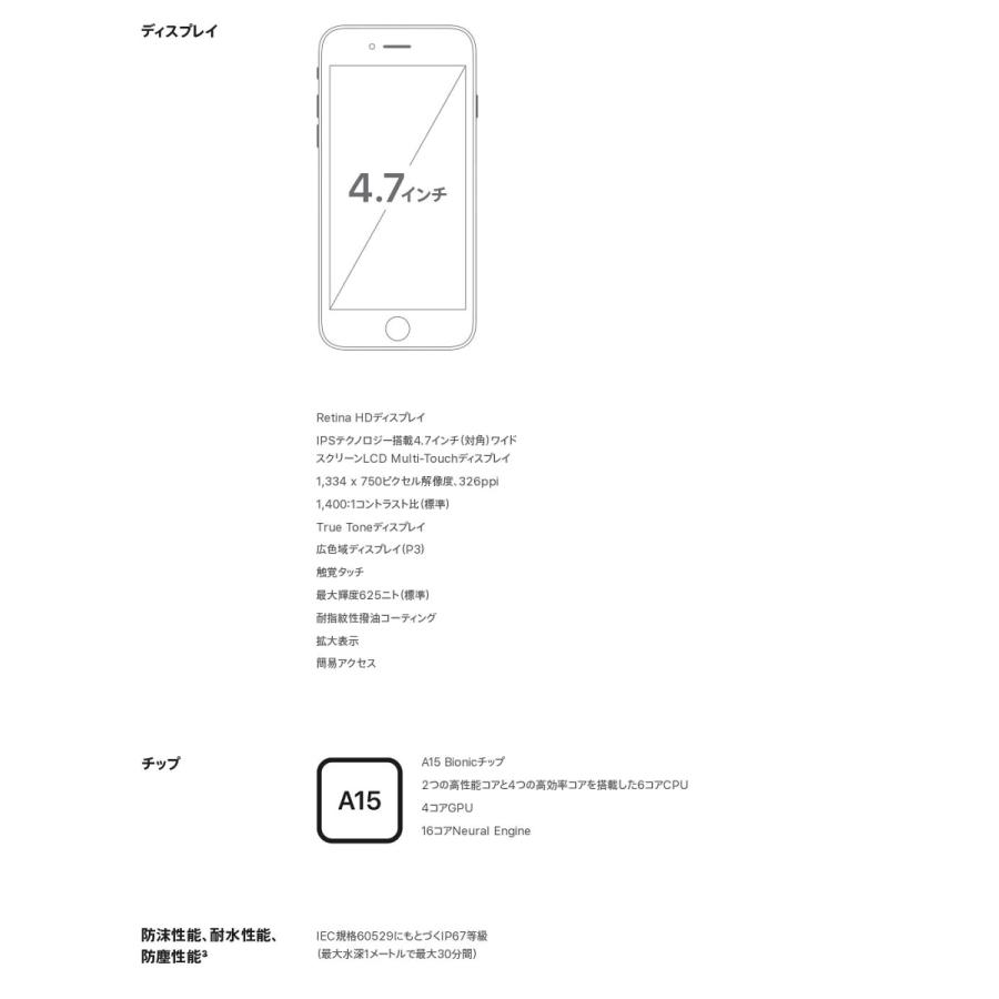 iPhone SE(第3世代) 「新品 未使用品」SIMフリー SE (第3世代 iPhone SE(第3世代) 「新品 未使用品」SIMフリー SE (第3世代