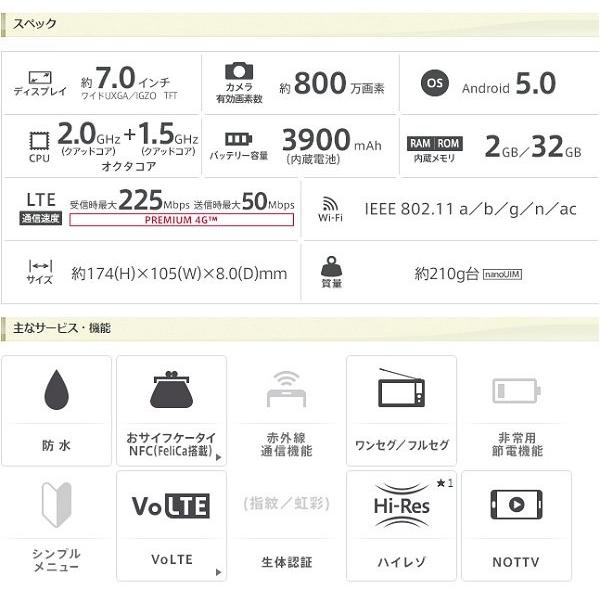 【新品 未使用品】利用制限〇 docomo シャープ AQUOS PAD SH-05G 32GB Black ブラック[白ロム][ドコモ ...