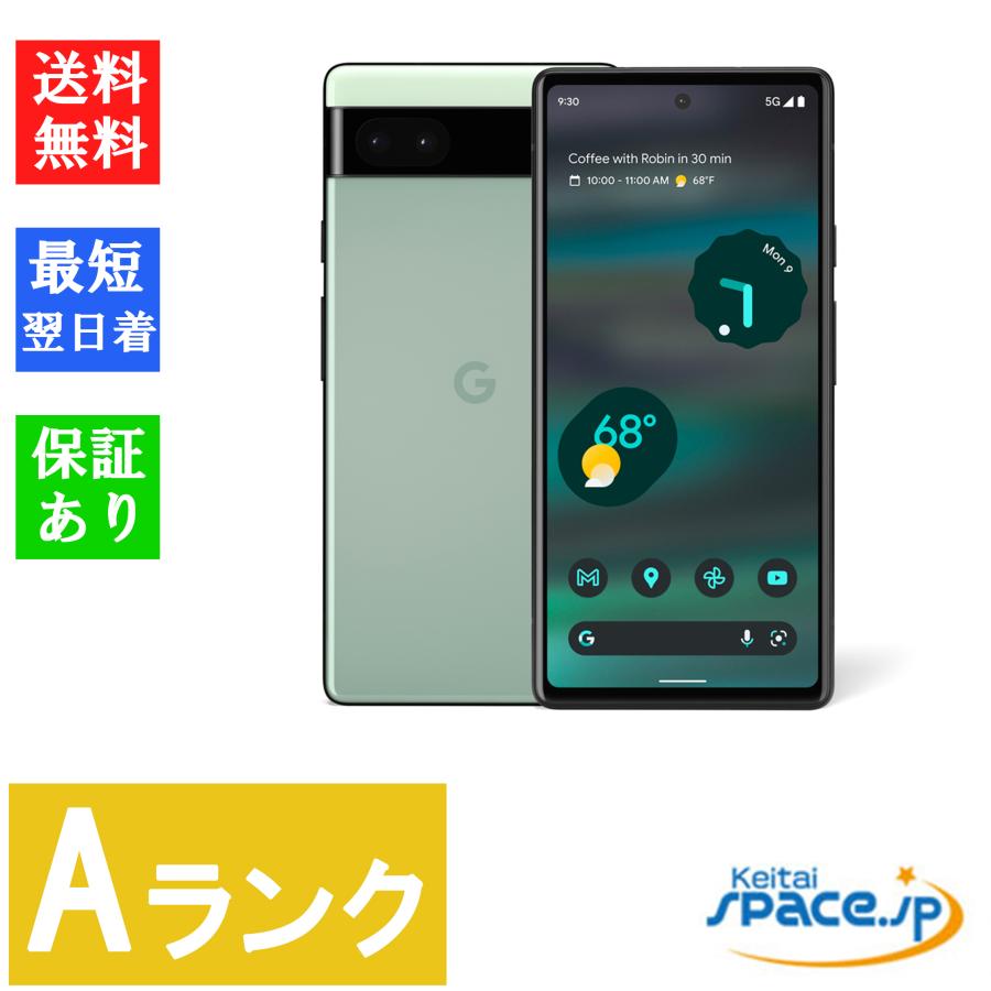 未使用 Google Pixel6a Sage SIMフリー Google Pixel 【中古】Aランク SIMフリーSimフリー 6a 128GB