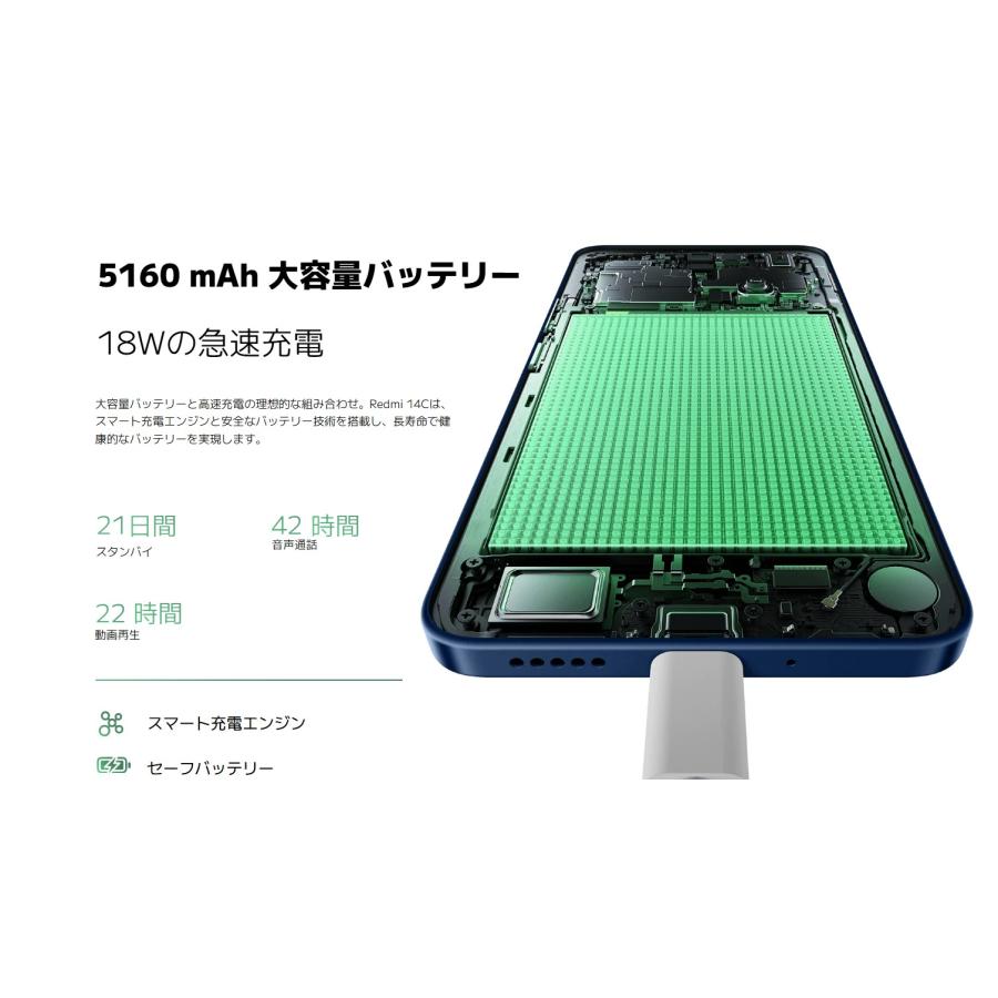 Redmi 「新品・未開封品」Simフリー シャオミ Xiaomi 14C [8GB Redmi 「新品・未開封品」Simフリー シャオミ Xiaomi 14C [8GB