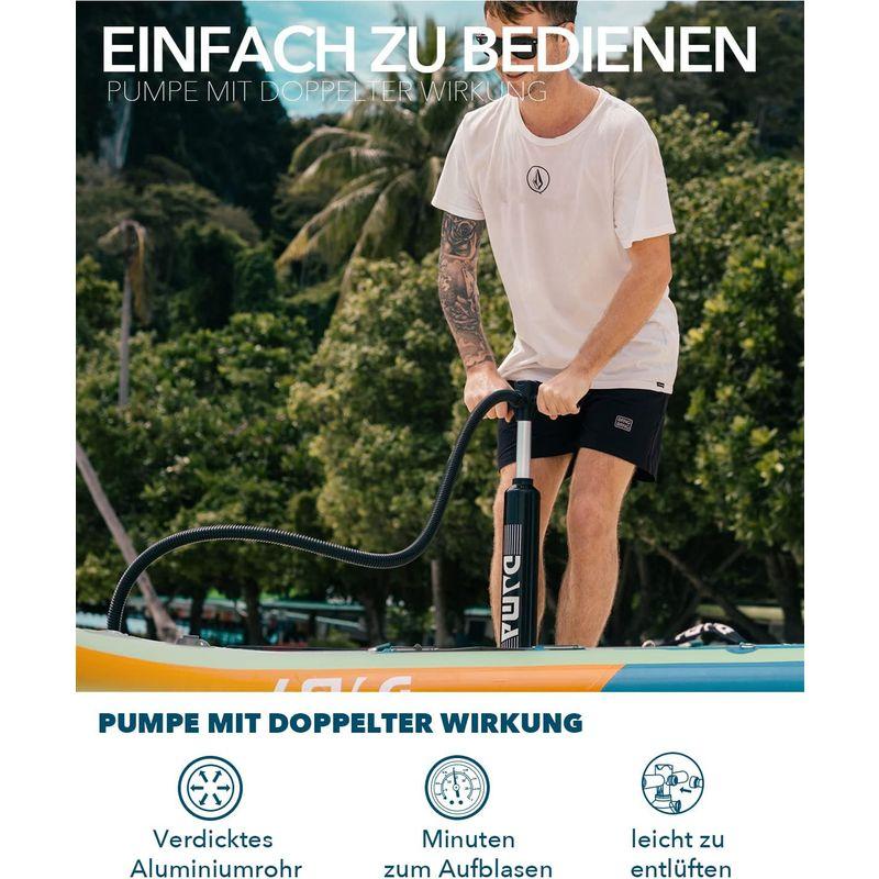 即購入可★ DAMA sup スタンドアップパドルボード，サップボード，さっぷボード，パドルボードポンプ、フローティング調節可能なアルミパドル、ヨガボー 【NA6182545007】(22263円)