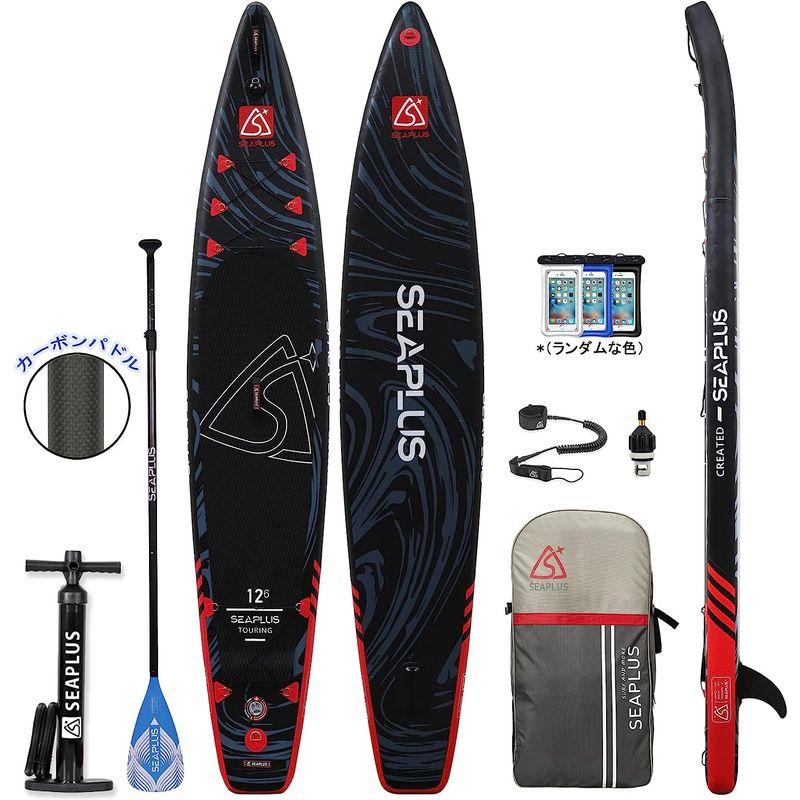 ✨美品✨ インフレータブル SEAPLUS 競技SUP スタンドアップパドルボード サップボード 競技用SUPボード 12’6”(381cm) 26. 【LW7173113013】(25830円)