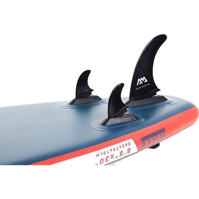 【メール便】 スポーツ＆アウトドア アクアマリーナ WAVE ウェーブ SUP(スタンドアップパドルボード) インフレータブル BT-22WA ネイビー 【KUE1191158448】(42893円)