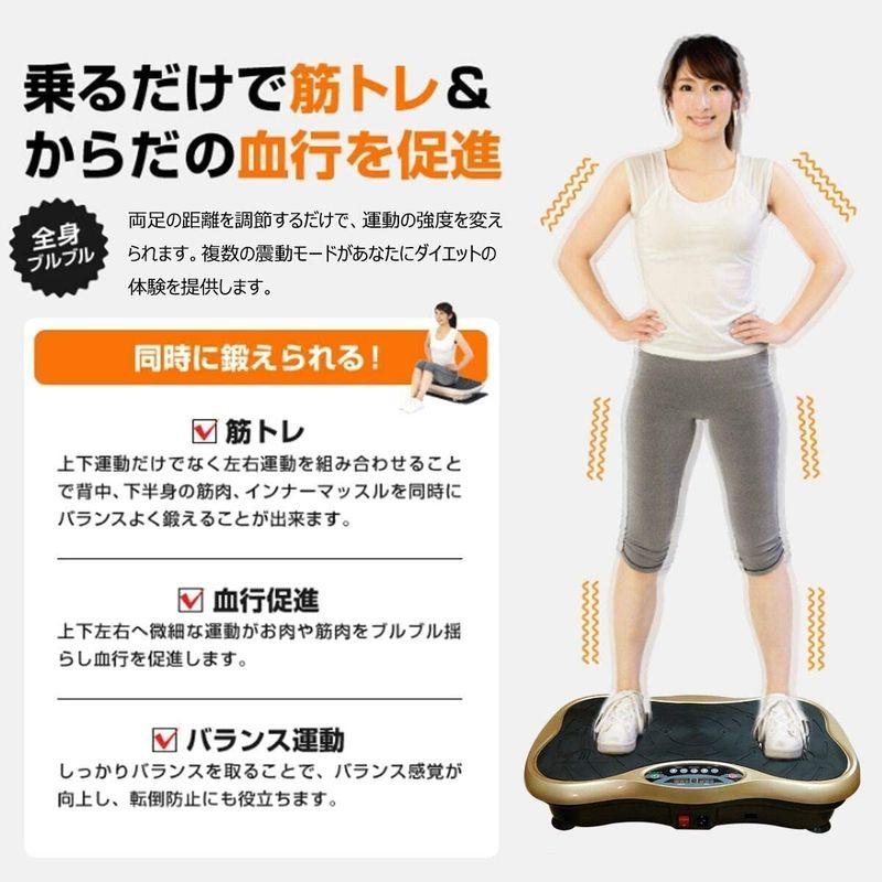 25【新品未使用】 AORTD ブルブル振動マシン 3D振動 5種類のプログラムモード 振動調節99段階 振動マシーン 健康 静音マシン ぶるぶるマシン 室内運 【R1698481113】(9899円)