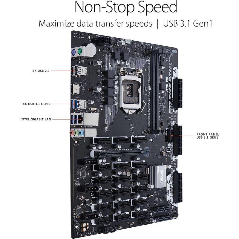 新規コロナ感染 マザーボード ASUS Intel B250 搭載 LGA1151対応 B250 MINING EXPERT ATX