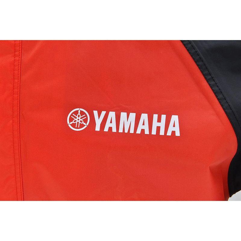 バイク用レインスーツ ヤマハ(Yamaha) セパレート YAR32 サイバーテックス アイボリー 4Lサイズ 防水 雨具 カッパ 9079｜qualityfactory｜02