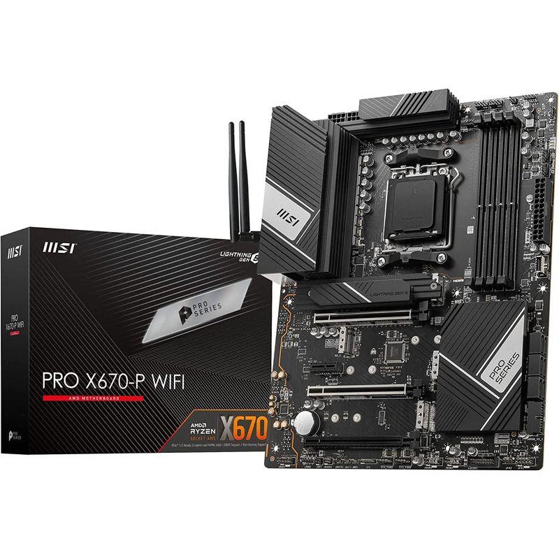 アウトレットクーポン マザーボード MSI PRO X670-P WIFI AMD Ryzen 7000 シリーズ(AM5)対応X670チップセット搭載 ATX