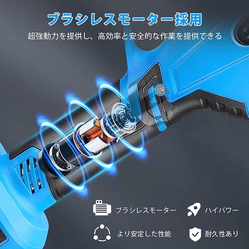 ガーデニング用具 Elikliv 充電式剪定ばさみ 電動ハサミ 剪定 切断直径40mm ブラシレスモーター採用 LEDディスプレイ搭載 ナイフサイズ変換可能 充電式剪定ばさみ 電動ハサミ 剪定 切断直径40mm ブラシレスモーター採用 LEDディスプレイ搭載 ナイフサイズ変換可能 　Elikliv