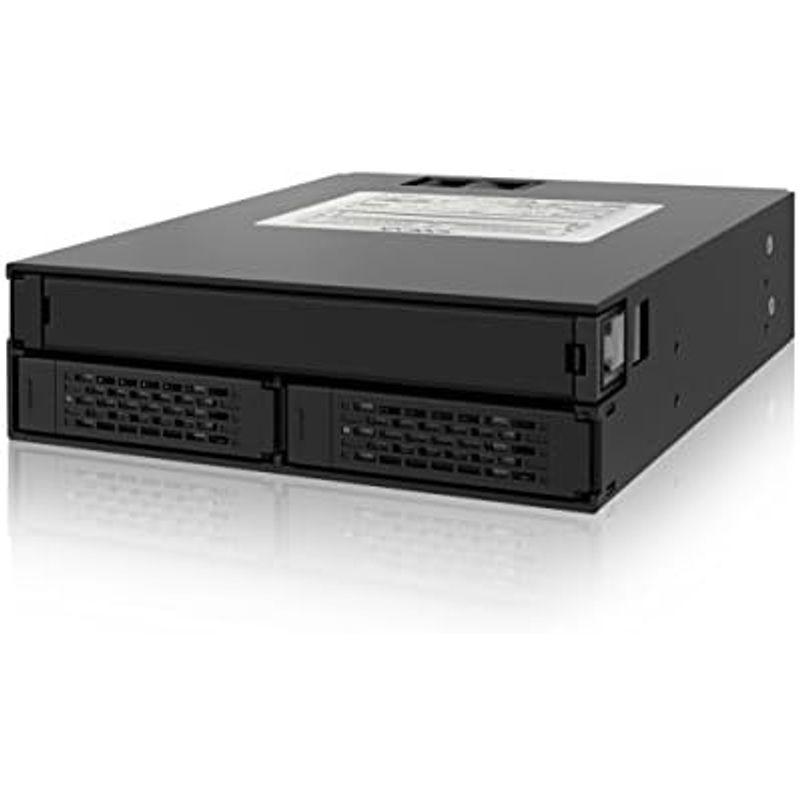 PCパーツ SATA Slim ODD + 2 x 2.5インチ SATA SAS HDD SSD 搭HDDケース ICYDOCK MB994IPO-3SB 1 x｜qualityfactory｜08