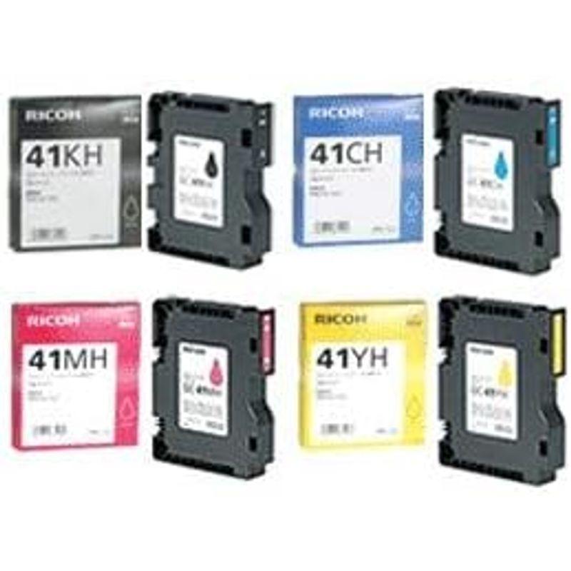 RICOH 4色セット リコー SGカートリッジ GC41KH, CH, MH, YH （Lサイズカートリッジ） 純正品 （RICOH SG｜qualityfactory｜02