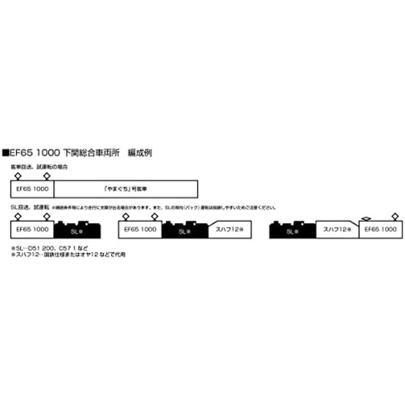 KATO Nゲージ EF65 1000 下関総合車両所 3061-6 鉄道模型 電気機関車｜qualityfactory｜06