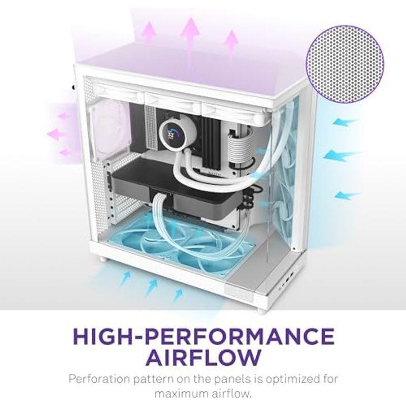 NZXT H9 Flow 2層構造ミドルタワーPCケース White CM-H91FW-01｜qualityfactory｜14