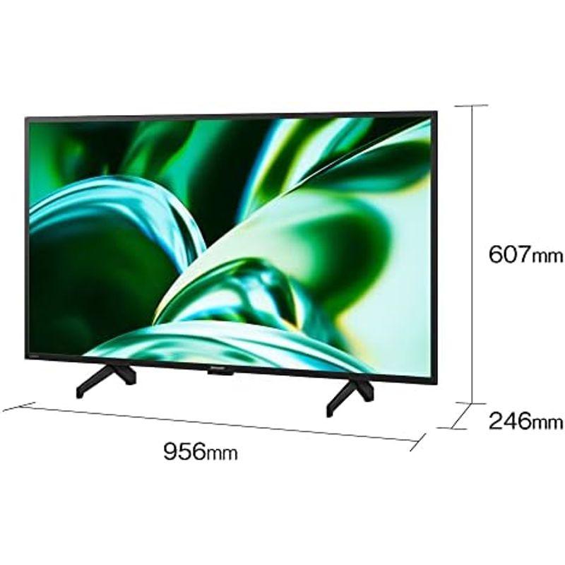 シャープ 43V型 4K 液晶 テレビ AQUOS 4T-C43EN2 N-Blackパネル 倍速液晶 Google TV (2022年モデ｜qualityfactory｜20