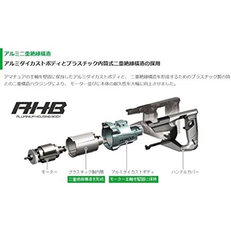 2022人気の HiKOKI(ハイコーキ) 二段変速ドリル 鉄工高速8mm/低速13mm 木工25mm/40mm D13VK