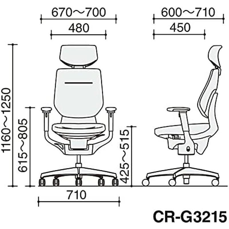 メーカー配送・設置・組立コクヨ イング イス ブラック クッションタイプ デスクチェア 事務椅子 座面が360°動く椅子 CR-G3201E｜qualityfactory｜19